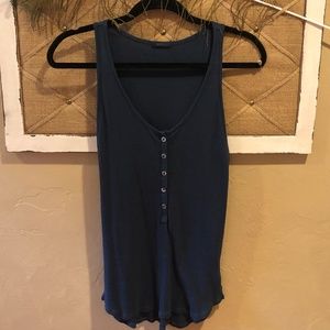 Blue LA Made Tank Top